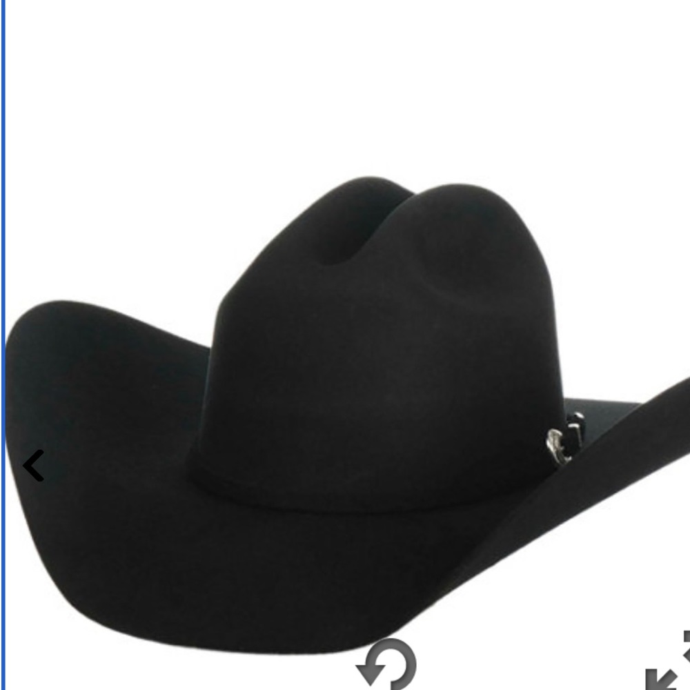 Cavender's Cowboy Collection 3X Black Premium Wool Cowboy Hat